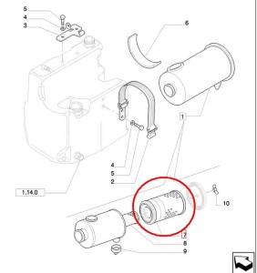 FILTR POWIETRZA ZEWNĘTRZNY NEW HOLLAND 87342507
