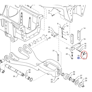 CZUJNIK POŁOŻENIA PRZEDNIEJ OSI NEW HOLLAND CASE 429690A1