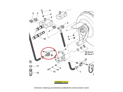 Złączka  Kverneland AC688387 - PerkozParts.pl - 1