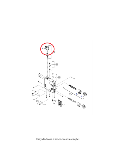 Cewka zaworu New Holland CNH 87640493 - PerkozParts.pl
