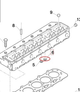 GNIAZDO ZAWOROWE NOMINAŁ KOLEKTOR SSĄCY NEW HOLLAND CASE 81876756 - 87801981 - 87803449