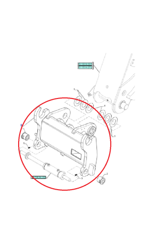 Wspornik ramienia New Holland LM 47957806 - 47855432 - PerkozParts.pl