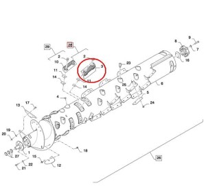 CEPY (ZESTAW 2 SZTUK) RH NEW HOLLAND 86503256