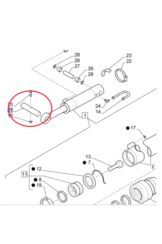 PerkozParts.pl - Sworzeń stabilizatora New Holland CASE CNH 86993482
