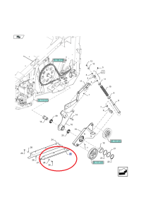 PROWADNICA PASKA NEW HOLLAND CNH 84202449