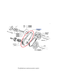 PAS MŁOCARNI LAVERDA NEW HOLLAND 340435124